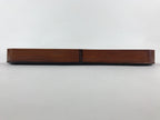 Japanese Lacquered Wooden Serving Tray Vtg Square Obon Brown Black UR971
