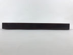 Japanese Lacquered Wooden Serving Tray Vtg Square Obon Dark Brown UR965