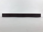 Japanese Lacquered Wooden Serving Tray Vtg Square Obon Dark Brown UR967