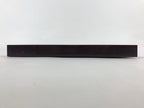 Japanese Lacquered Wooden Serving Tray Vtg Square Obon Dark Brown UR967