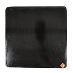 Japanese Lacquered Wooden Serving Tray Vtg Square Obon Turnip Carrot Black L352