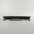 Japanese Lacquered Wooden Serving Tray Vtg Wajima Obon Square Brown Black L159