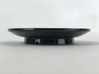 Japanese Lacquered Wooden Small Plate Kozara Vtg Chataku Saucer Round Black L59