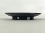 Japanese Lacquered Wooden Small Plate Kozara Vtg Chataku Saucer Round Black L59