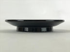 Japanese Lacquered Wooden Small Plate Kozara Vtg Chataku Saucer Round Black L62