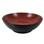 Japanese Lacquered Wooden Small Plate Mamezara Vtg Dish Round Black Red L402