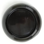 Japanese Lacquered Wooden Small Plate Mamezara Vtg Dish Round Black Red L404