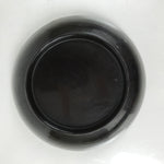Japanese Lacquered Wooden Small Plate Mamezara Vtg Dish Round Black Red L405