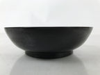 Japanese Lacquered Wooden Small Plate Mamezara Vtg Dish Round Black Red L408