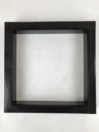 Japanese Lacquered Wooden Tea Ceremony Ro Hearth Frame Robuchi Vtg Black L115