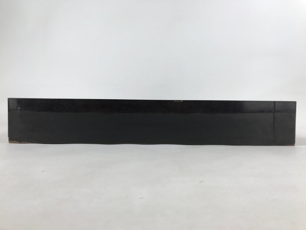 Japanese Lacquered Wooden Tea Ceremony Ro Hearth Frame Robuchi Vtg Black L115