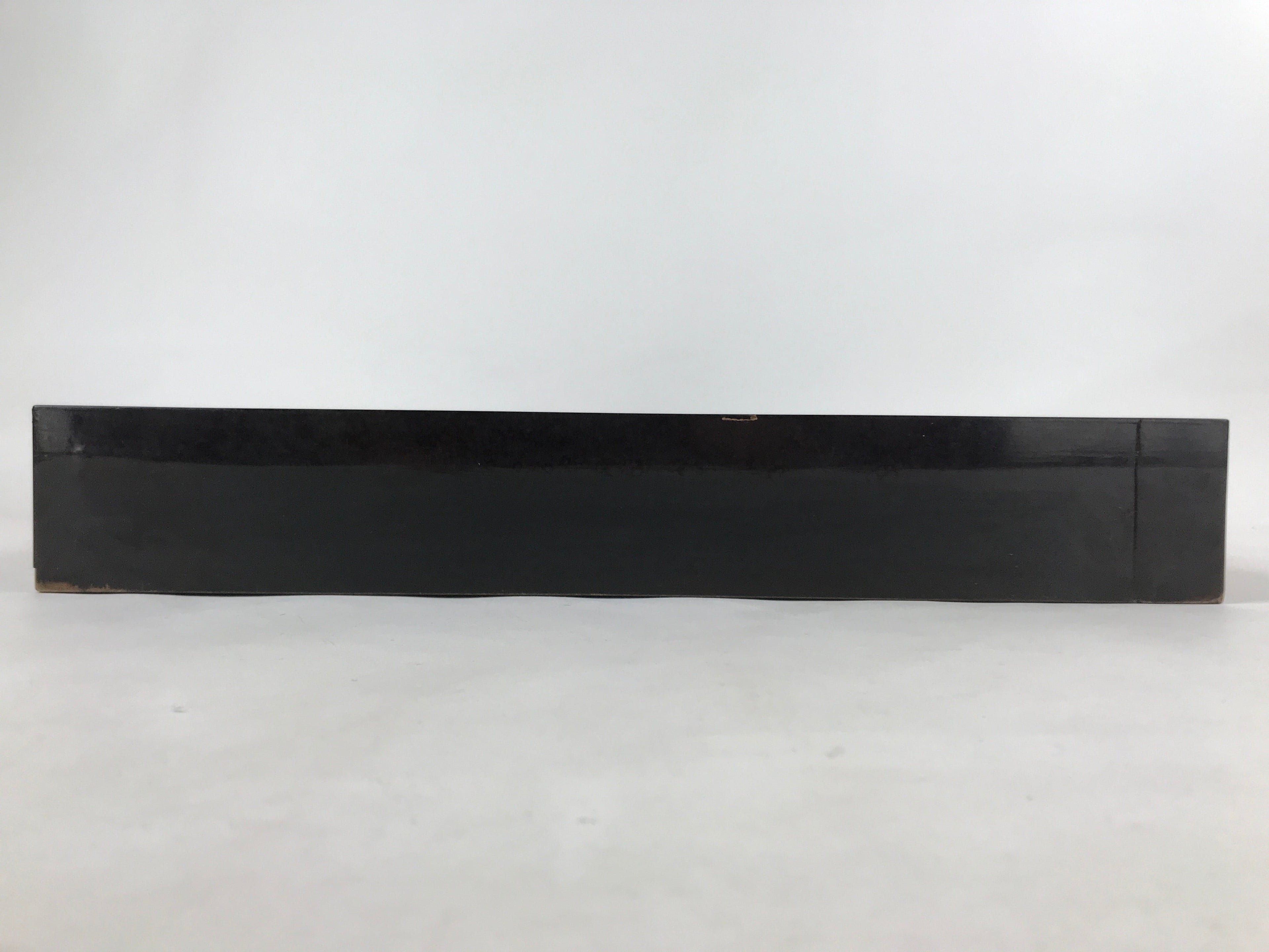 Japanese Lacquered Wooden Tea Ceremony Ro Hearth Frame Robuchi Vtg Black L115