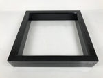 Japanese Lacquered Wooden Tea Ceremony Ro Hearth Frame Robuchi Vtg Black L592