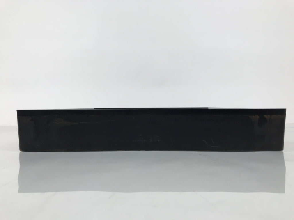 Japanese Lacquered Wooden Tea Ceremony Ro Hearth Frame Robuchi Vtg Black L592