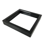 Japanese Lacquered Wooden Tea Ceremony Ro Hearth Frame Robuchi Vtg Black L592