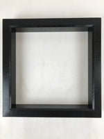 Japanese Lacquered Wooden Tea Ceremony Ro Hearth Frame Robuchi Vtg Black LWB83