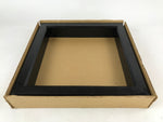 Japanese Lacquered Wooden Tea Ceremony Ro Hearth Frame Robuchi Vtg Black LWB83