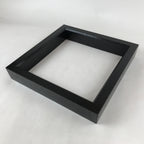 Japanese Lacquered Wooden Tea Ceremony Ro Hearth Frame Robuchi Vtg Black LWB83