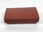 Japanese Lacquered Wooden Toothpick Case Box Yojiire Shunkei Nuri Kashikiri L528
