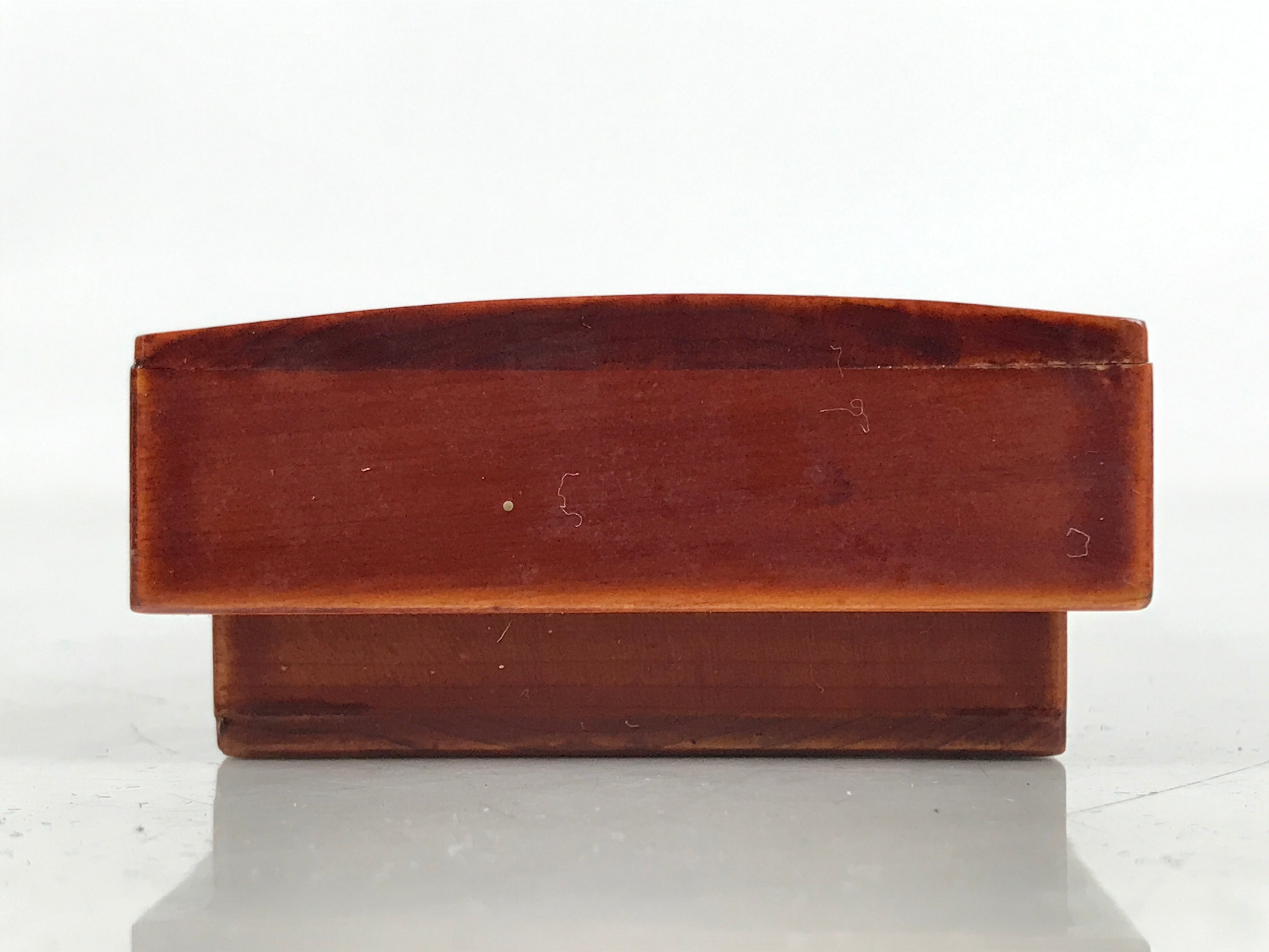 Japanese Lacquered Wooden Toothpick Case Box Yojiire Shunkei Nuri Kashikiri L528