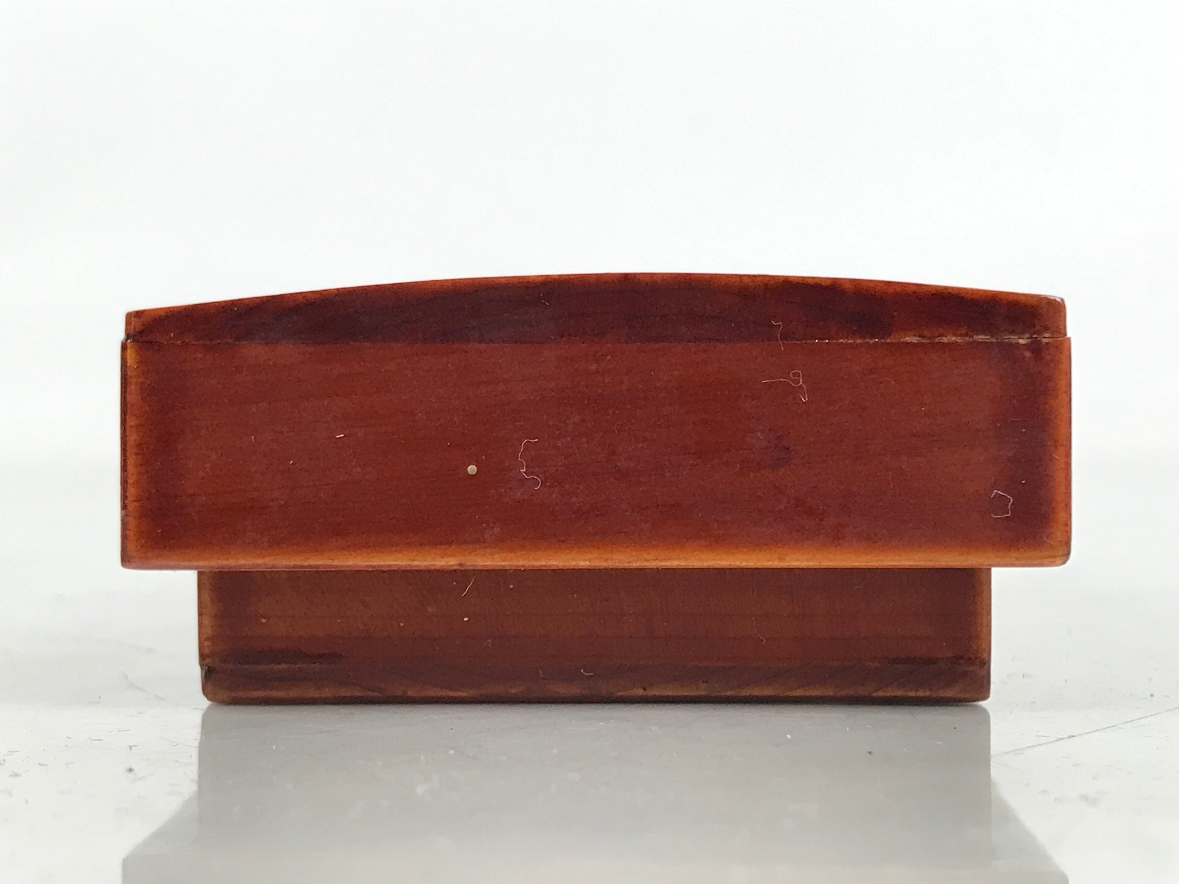 Japanese Lacquered Wooden Toothpick Case Box Yojiire Shunkei Nuri Kashikiri L528