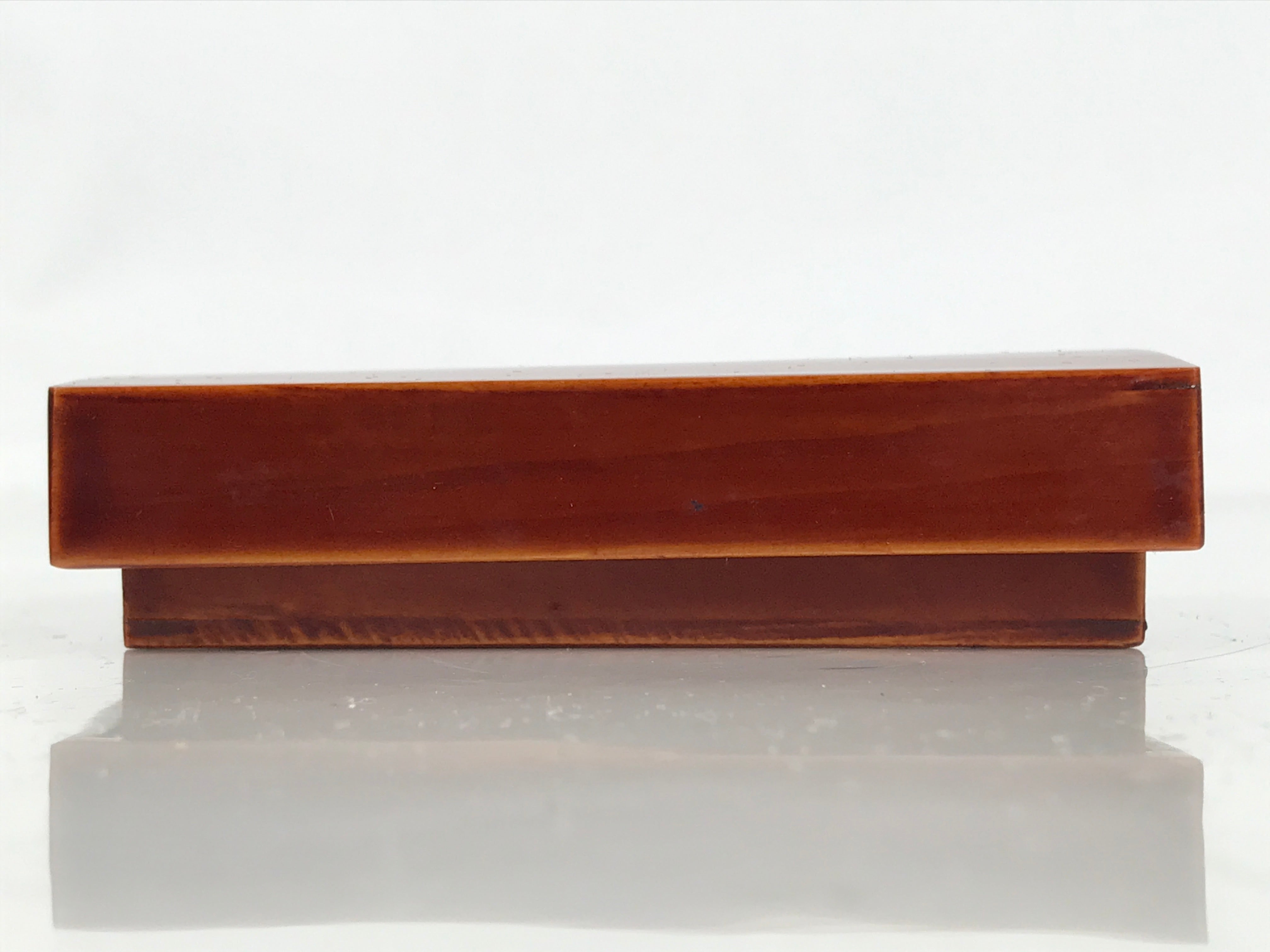 Japanese Lacquered Wooden Toothpick Case Box Yojiire Shunkei Nuri Kashikiri L528