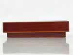 Japanese Lacquered Wooden Toothpick Case Box Yojiire Shunkei Nuri Kashikiri L528