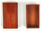 Japanese Lacquered Wooden Toothpick Case Box Yojiire Shunkei Nuri Kashikiri L528