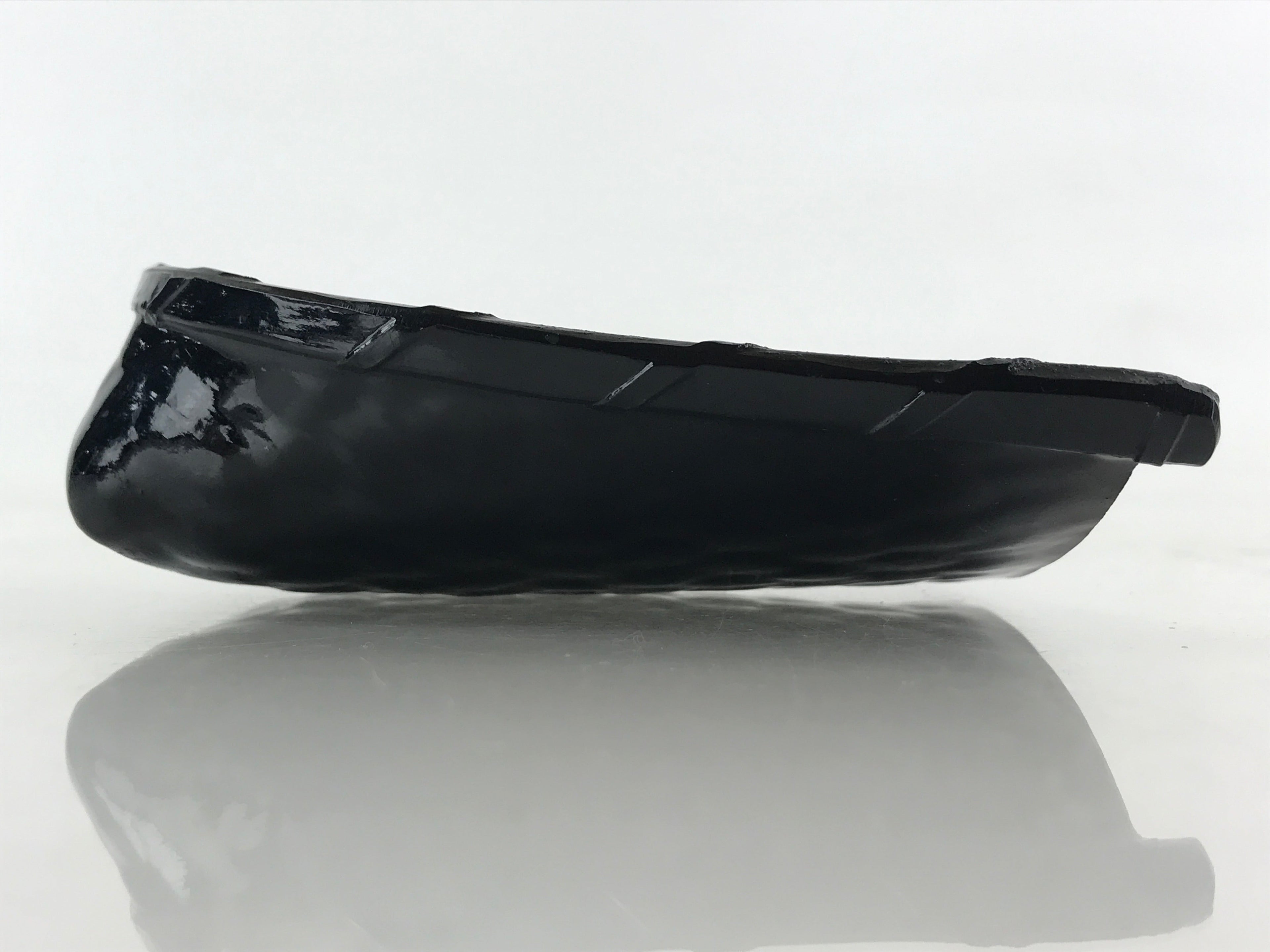 Japanese Lacquerware Bamboo Kaashiki Sencha Tea Ceremony Dustpan Red Black UR918
