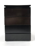 Japanese Lacquerware Bento Boxes 4 Tiers 2 Lids Vtg Wood Storage Box LWB60