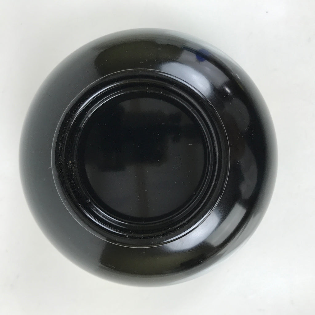 Japanese Lacquerware Bowl Vtg Aizu-Nuri Urushi Makie Red Black Owan Soup LB124