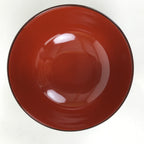 Japanese Lacquerware Bowl Vtg Aizu-Nuri Urushi Makie Red Black Owan Soup LB125