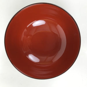 Japanese Lacquerware Bowl Vtg Aizu-Nuri Urushi Makie Red Black Owan Soup LB125