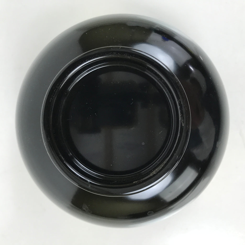 Japanese Lacquerware Bowl Vtg Aizu-Nuri Urushi Makie Red Black Owan Soup LB125