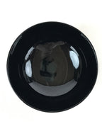 Japanese Lacquerware Lidded Bowl Nimonowan Vtg Black Orange Rice Soup LB78