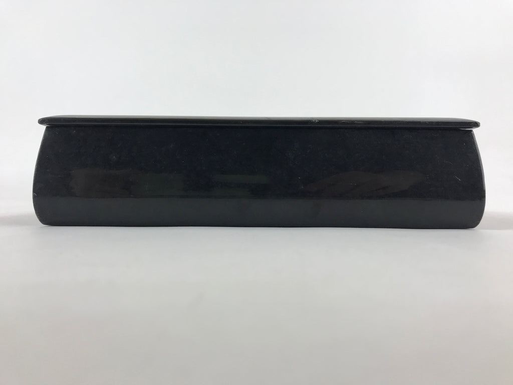 Japanese Lacquerware Lidded Box Wood Fumibako Letter Book Butsudan Black FB73