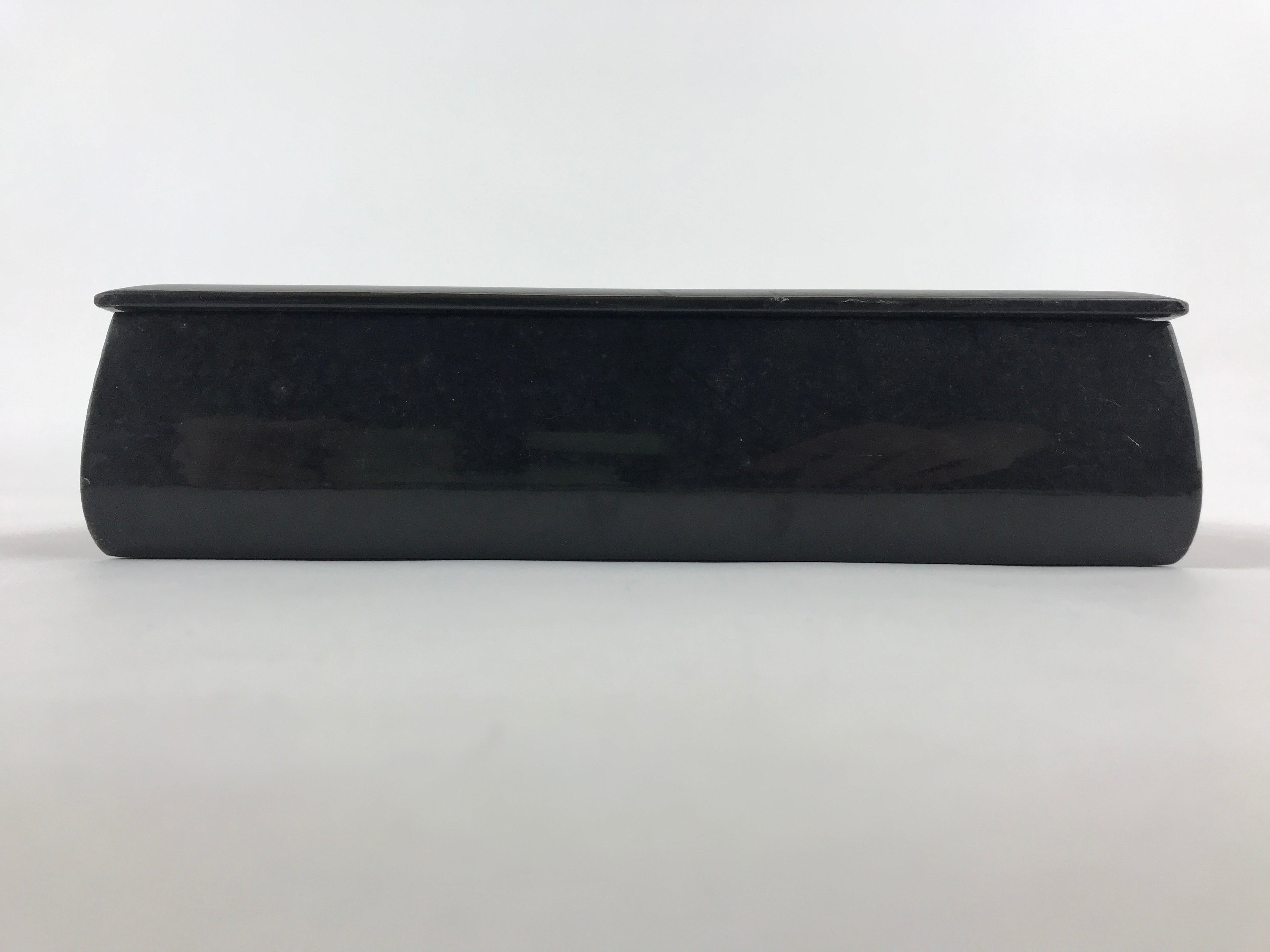 Japanese Lacquerware Lidded Box Wood Fumibako Letter Book Butsudan Black FB73