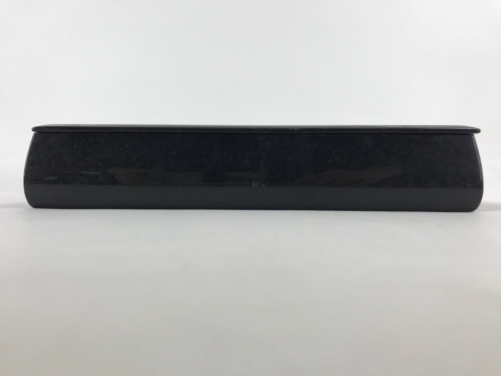 Japanese Lacquerware Lidded Box Wood Fumibako Letter Book Butsudan Black FB73