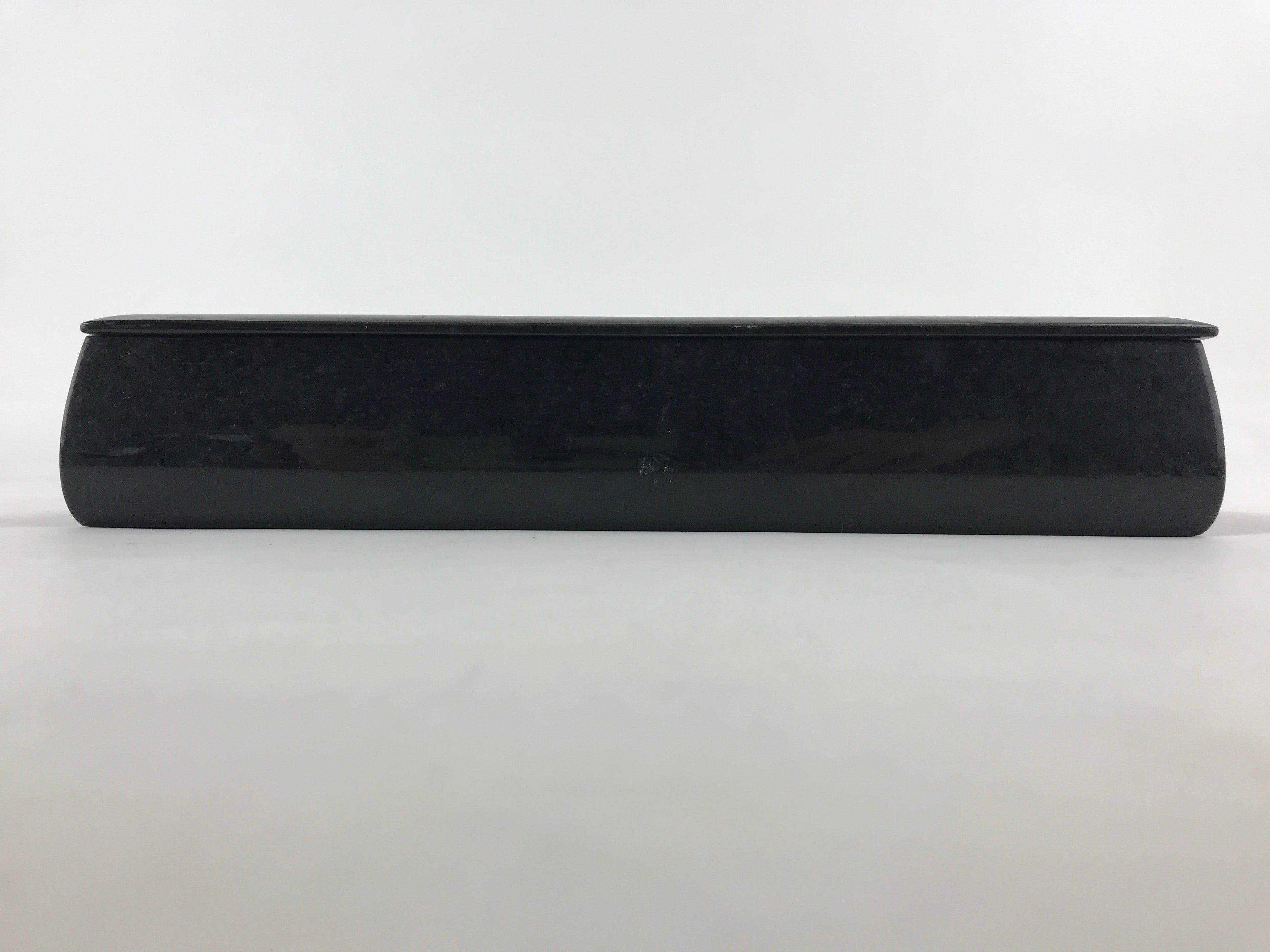 Japanese Lacquerware Lidded Box Wood Fumibako Letter Book Butsudan Black FB73
