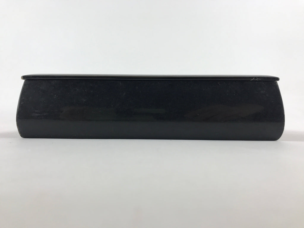 Japanese Lacquerware Lidded Box Wood Fumibako Letter Book Butsudan Black FB73