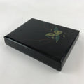 Japanese Lacquerware Lidded Box Wood Fumibako Letter Book Butsudan Black FB73