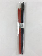 Japanese Lacquerware Pairs Of Bowls And Chopsticks Vtg Hashi Owan Black Brown UR