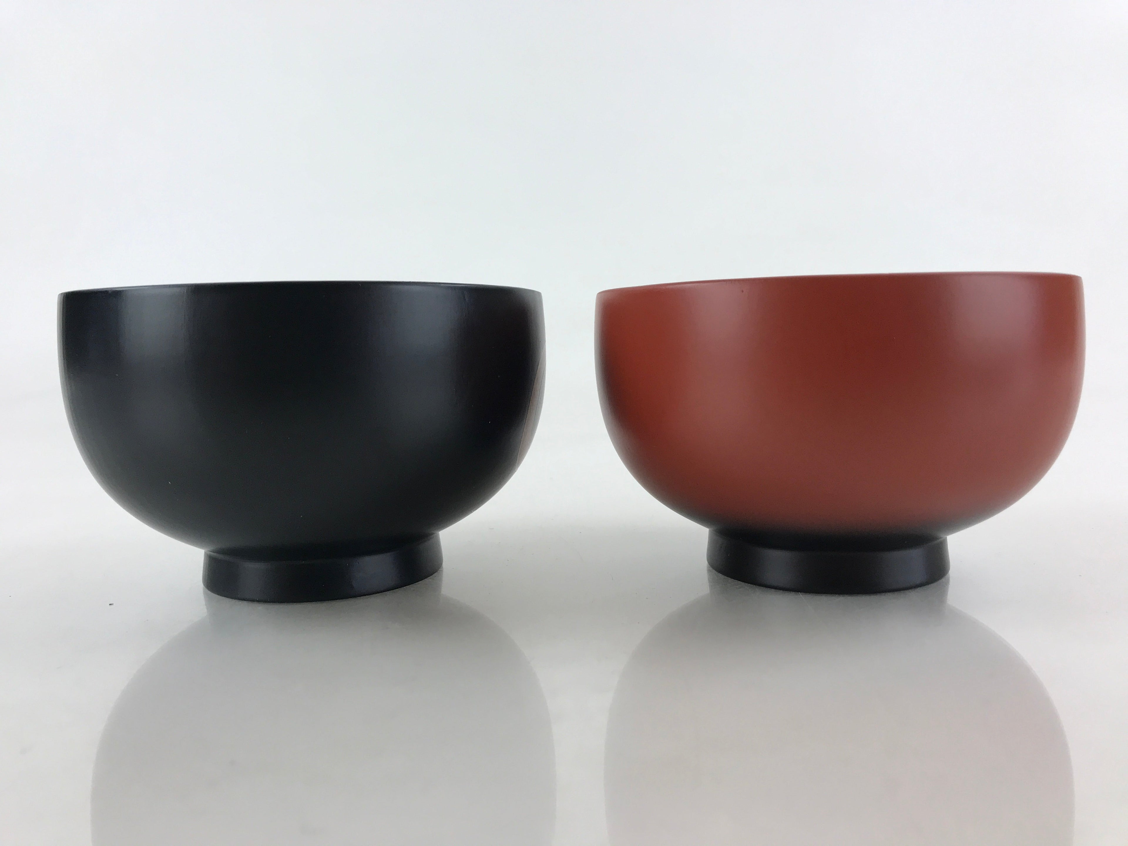 Japanese Lacquerware Pairs Of Bowls And Chopsticks Vtg Hashi Owan Black Brown UR