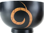 Japanese Lacquerware Pairs Of Bowls And Chopsticks Vtg Hashi Owan Black Brown UR