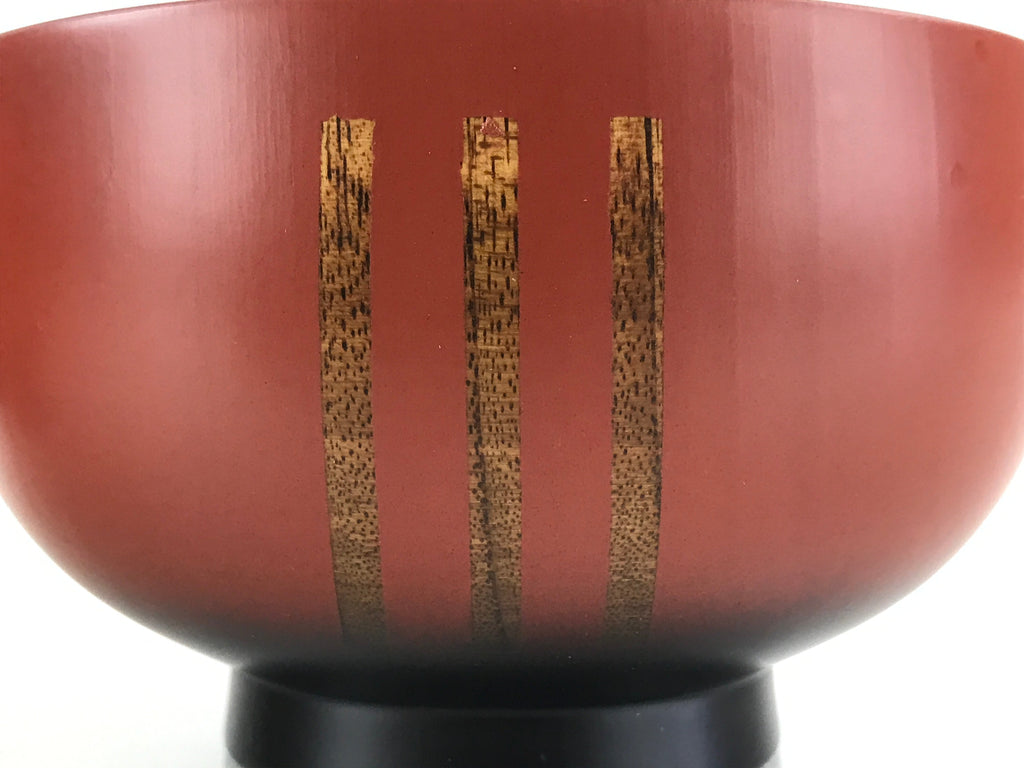 Japanese Lacquerware Pairs Of Bowls And Chopsticks Vtg Hashi Owan Black Brown UR