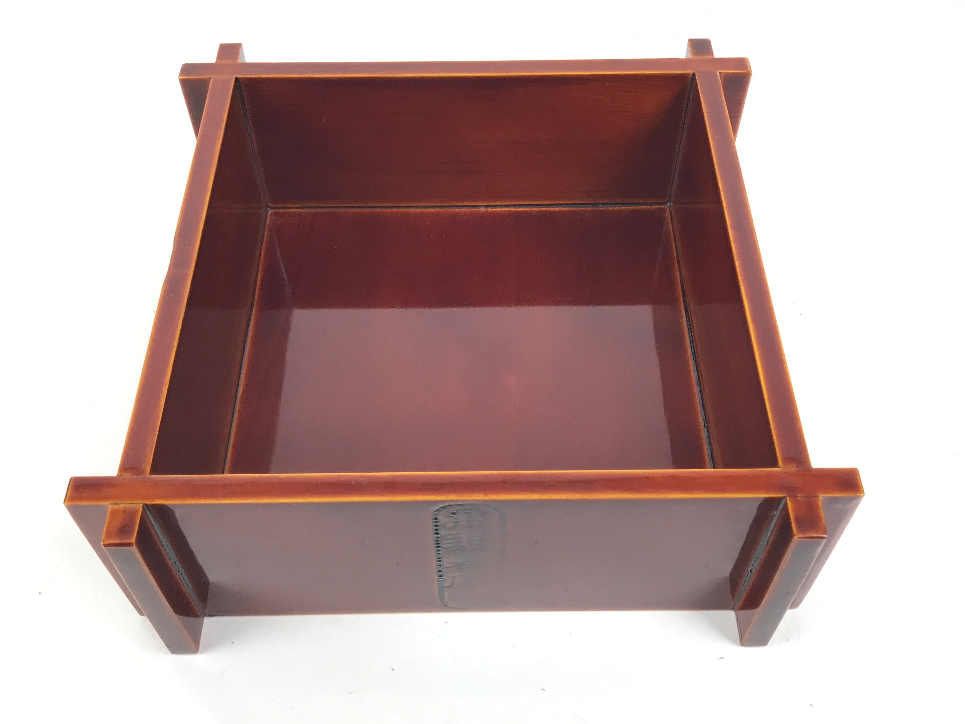 Japanese Lacquerware Shunkei-Nuri Bento Box Kashiki Kashiwan Tea Ceremony L433