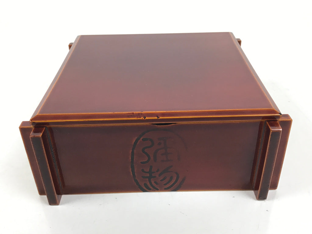 Japanese Lacquerware Shunkei-Nuri Bento Box Kashiki Kashiwan Tea Ceremony L433