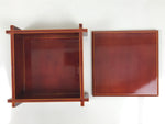 Japanese Lacquerware Shunkei-Nuri Bento Box Kashiki Kashiwan Tea Ceremony L433
