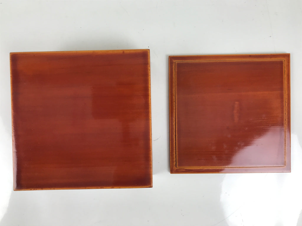 Japanese Lacquerware Shunkei-Nuri Bento Box Kashiki Kashiwan Tea Ceremony L450