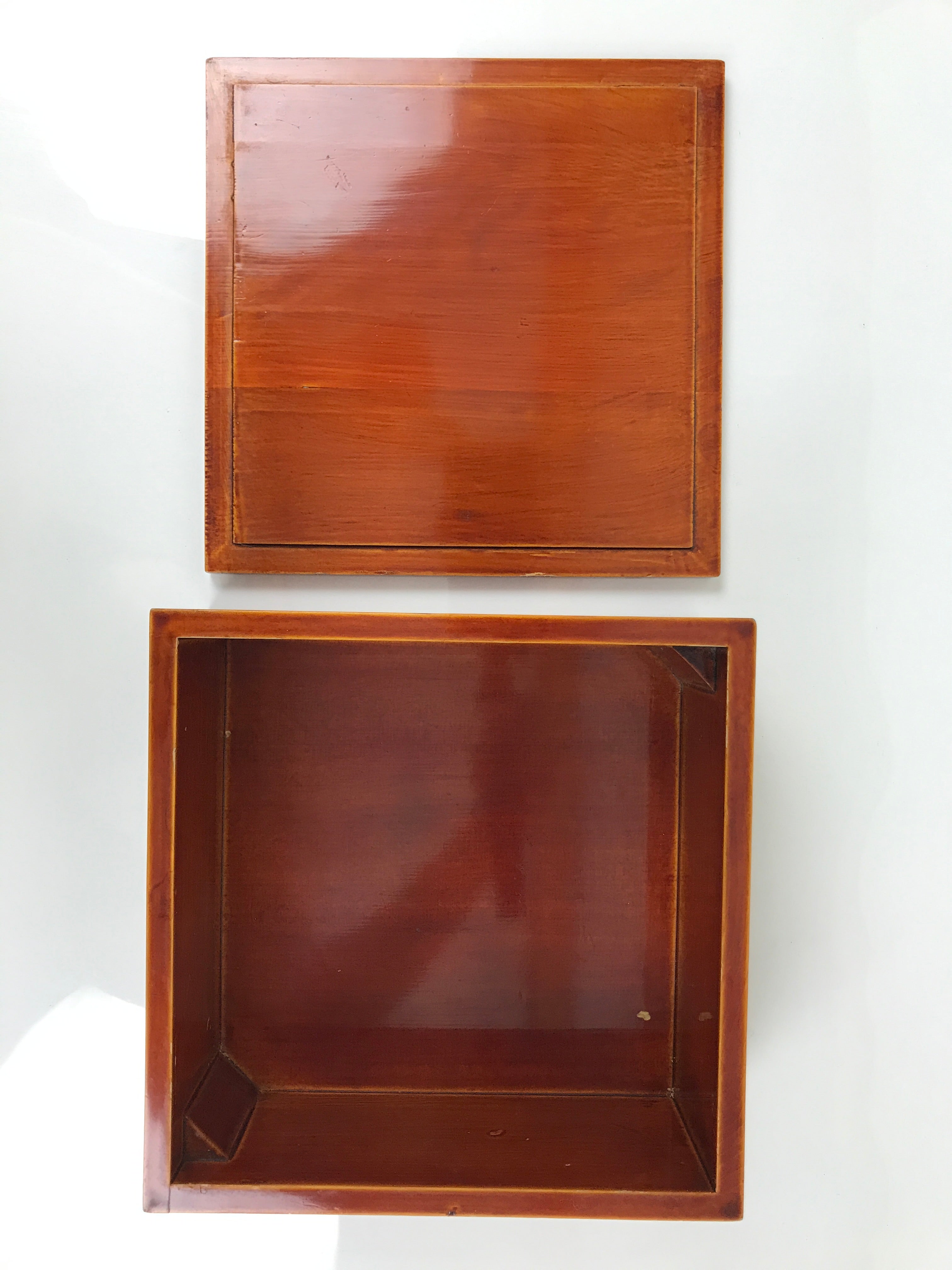 Japanese Lacquerware Shunkei-Nuri Bento Box Kashiki Kashiwan Tea Ceremony L554